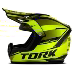 Mini Capacete Pro Tork Cross Factory Edition Enfeite Amarelo Mini Capacete Pro Tork Cross Factory Edition Enfeite Amarelo