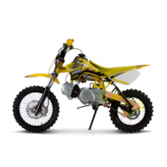 Mini Moto Pro Tork TR 125F Off-Road Aro 14/12 Amarelo Mini Moto Pro Tork TR 125F Off-Road Aro 14/12 Amarelo