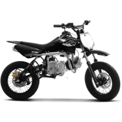 Mini Moto Supermotard Pro Tork TR 125F Aro 12/12 Preta Mini Moto Supermotard Pro Tork TR 125F Aro 12/12 Preta