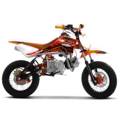 Mini Moto Supermotard Pro Tork TR 125F Aro 12x12 Laranja Mini Moto Supermotard Pro Tork TR 125F Aro 12x12 Laranja