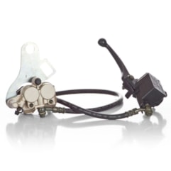Sistema de Freio Completo Mini Moto Pro Tork TR 50F e TR 100F Sistema de Freio Completo Mini Moto Pro Tork TR 50F e TR 100F